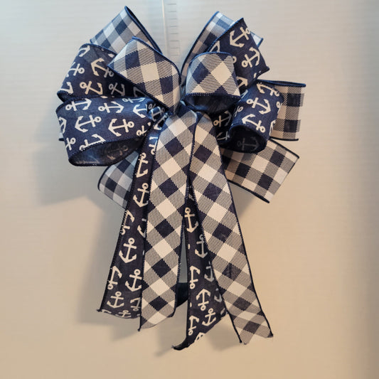 Navy Anchor Bow