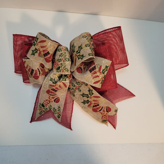 Rustic Stocking Bow