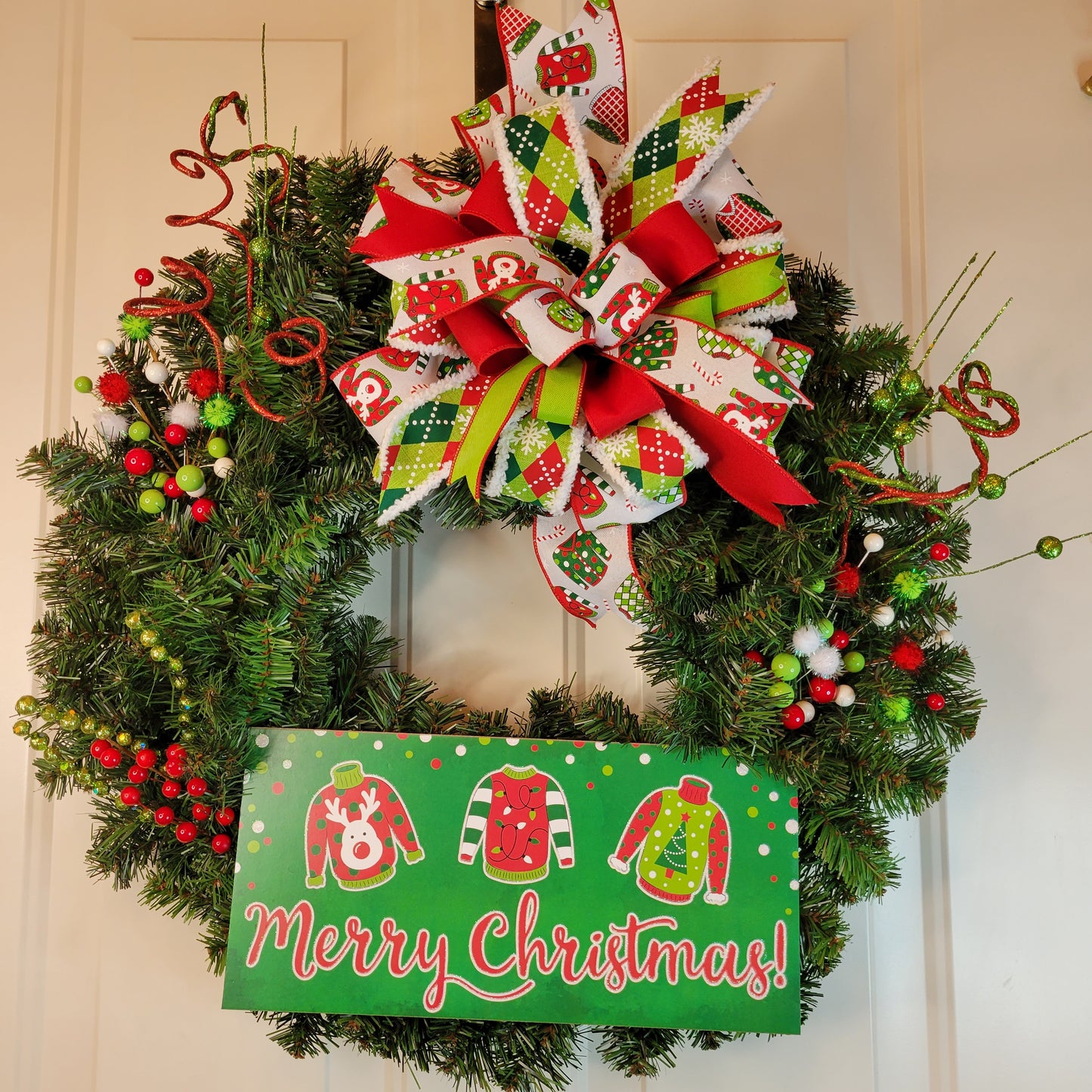 Ugly Sweater Wreath