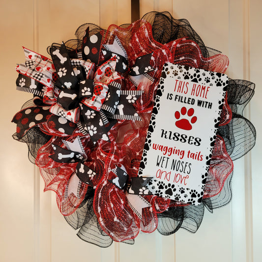 Wagging Tails Wreath