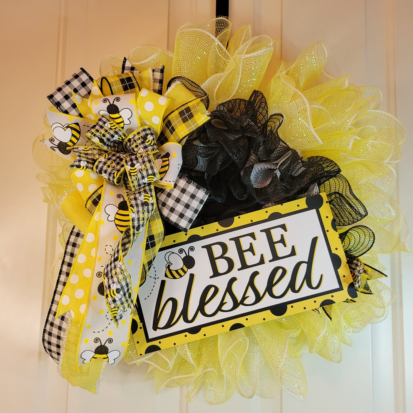 Bee Blessed Wreath